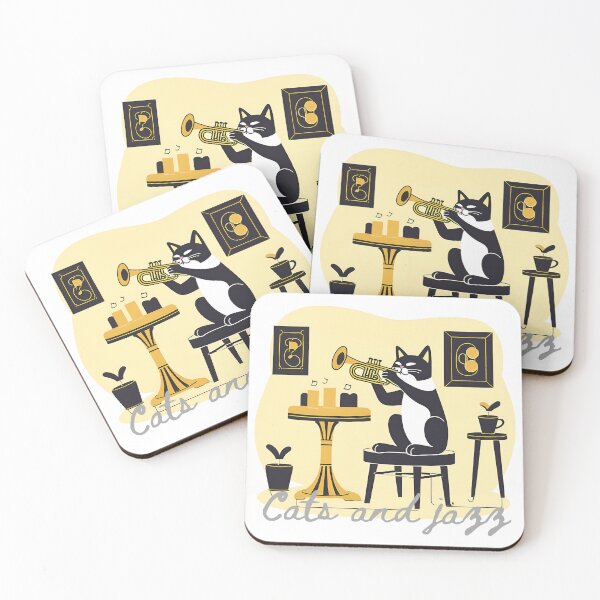 Item preview, Cats and jazz all day designed and sold by Natalia-Designs.