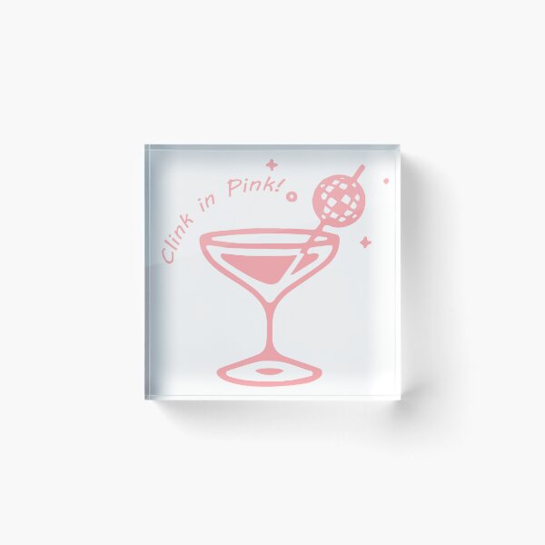 Item preview, Clink in Pink – Sip, Sparkle, and Shine! designed and sold by Sahib Singh.