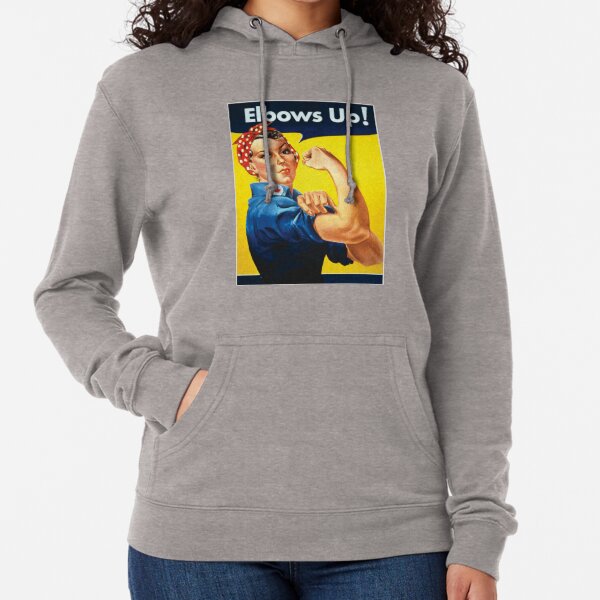 Item preview, Elbow's Up Canada Rosie the Riveter Vintage Poster designed and sold by shaewildstudio.