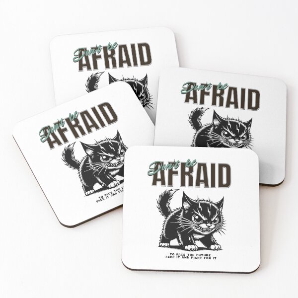 Item preview, Don’t Be Afraid | Fierce Kitten | Bold Mindset designed and sold by InkredibleZ.
