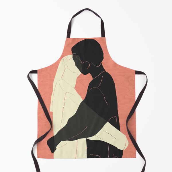 Item preview, Hold Me Tight, Never Let Go, Aesthetic Wall Print, Modern Minimal Love Art, Abstract Intimate Moment designed and sold by Kintsugi99.