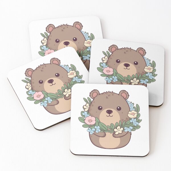 Item preview, Kawaii Baby Quokka with Flower Crown – Pastel Cottagecore designed and sold by TrippyFest.
