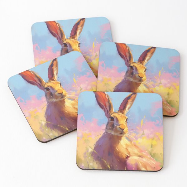 Item preview, Belgian Bunny Chic Abstract Spring Art designed and sold by triplethedot.