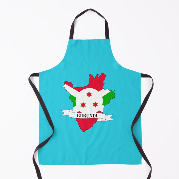 Item preview, Flag map of Burundi designed and sold by visual adventures.