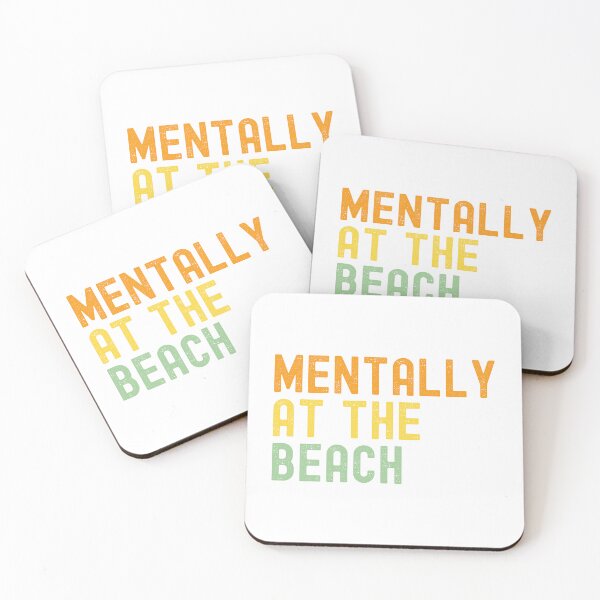 Item preview, Mentally at the Beach T-Shirt – Aesthetic Beach Vibes Graphic Tee designed and sold by Marcello Cancemi.