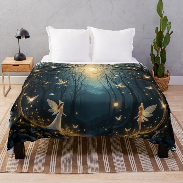 Item preview, Enchanted Forest Fairies - Mystical Moonlit Fantasy Art designed and sold by latelierdechris.