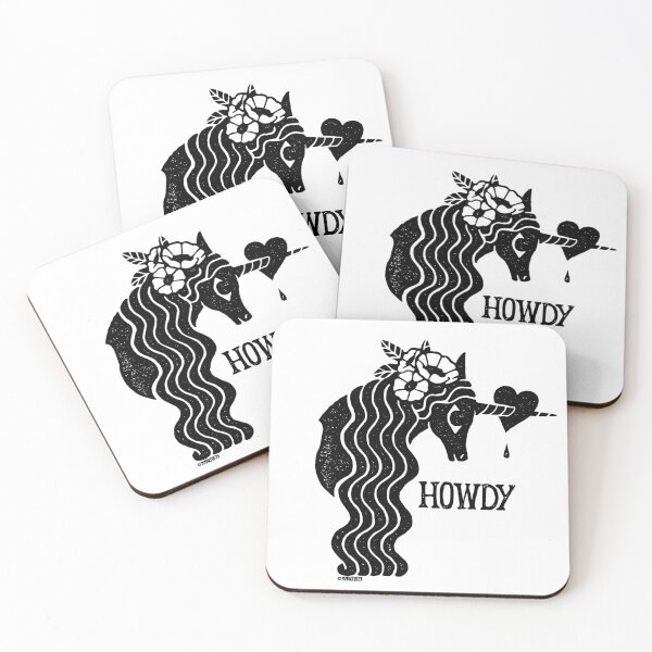 Item preview, Howdy Unicorn designed and sold by Marianne Martin.