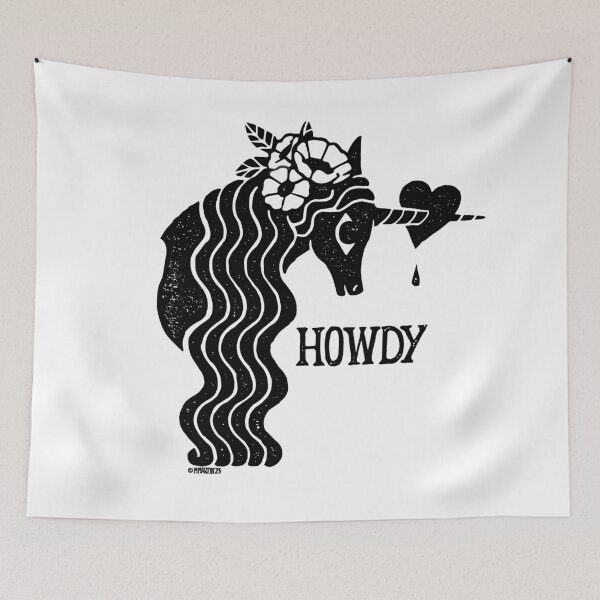Item preview, Howdy Unicorn designed and sold by Marianne Martin.