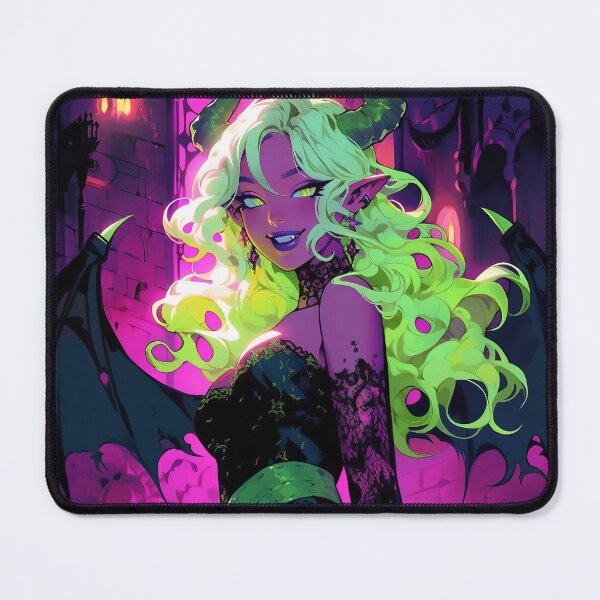 Item preview, Gothic Demon Fantasy Anime Girl designed and sold by bubblegoth.