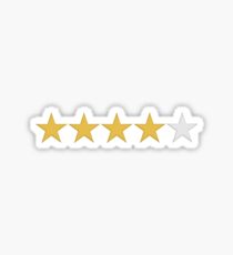 Four Stars Out Of Five Sticker