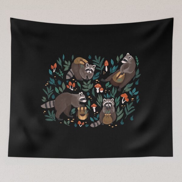Item preview, Raccoons designed and sold by Elenanaylor.