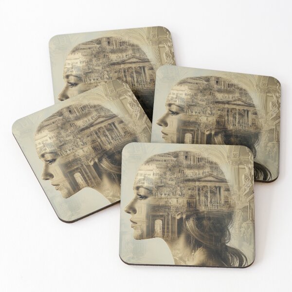 Item preview, Architectural memory, thoughtful face designed and sold by Memetitation.