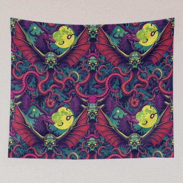 Item preview, Lovecraftian Horror Print - Monstrous Chaos designed and sold by Creativity Meets Healing.