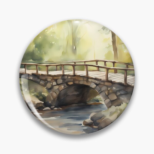Item preview, Old Stone Bridge designed and sold by CalmnessbyChoice.