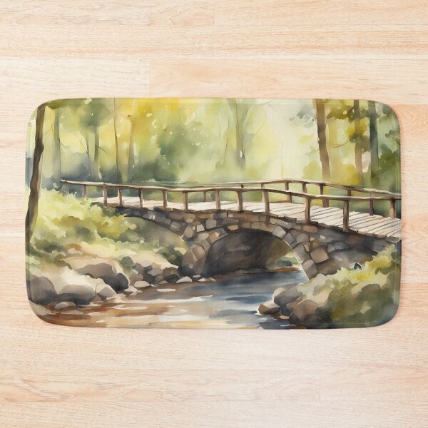 Item preview, Old Stone Bridge designed and sold by CalmnessbyChoice.