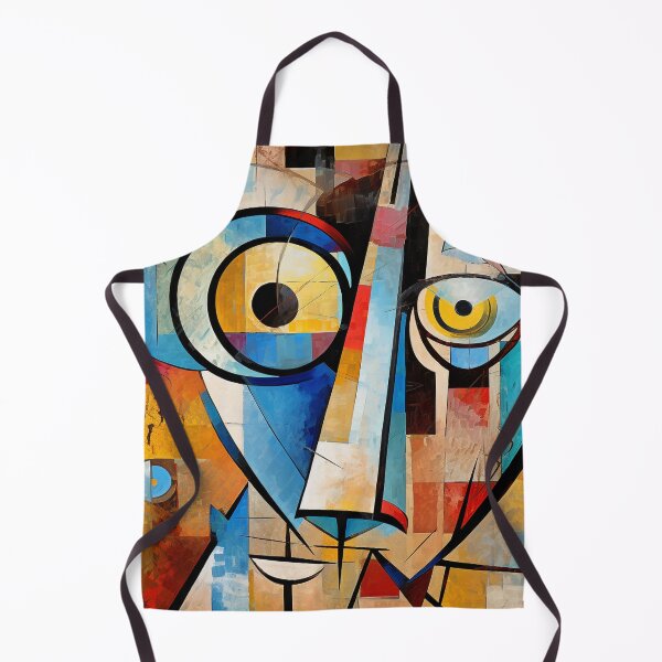 Item preview, Abstract Art, Fragmented Face, Cubist Gaze designed and sold by Memetitation.