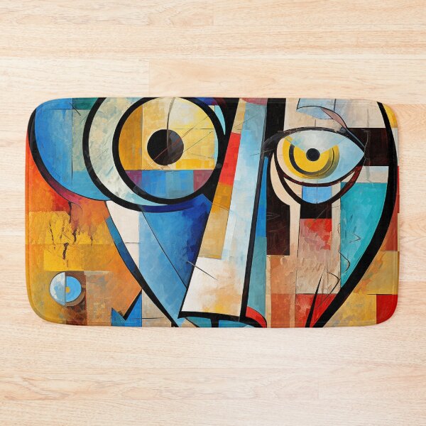 Item preview, Abstract Art, Fragmented Face, Cubist Gaze designed and sold by Memetitation.