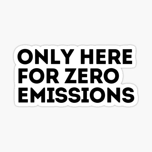 Artikel-Vorschau von Nur hier für Null-Emissionen, Anti-Elon Musk, designt und verkauft von ejnoodless.
