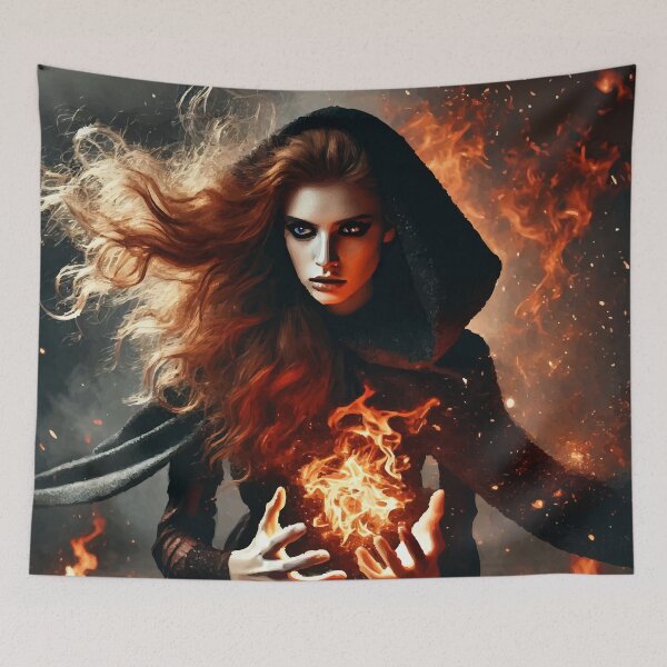 Item preview, Infernal Sorceress: Keeper of the Flames designed and sold by AbstractAnom.