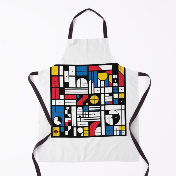Item preview, Mondrian Pattern Inspired Geometric Math Lover Art – Retro Geometry gift designed and sold by StemMerch247.