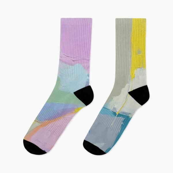 Item preview, Abstract Pastel Pink Purple Yellow designed and sold by ArtHouseNiklas.
