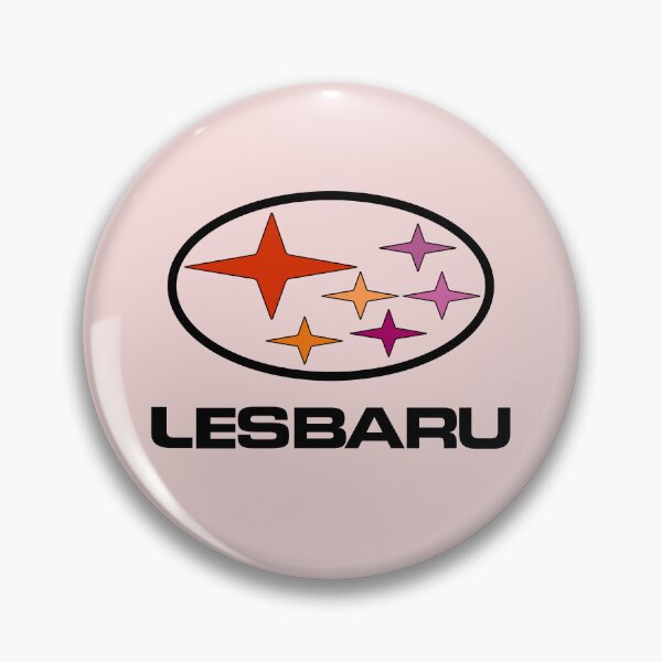 Item preview, Lesbaru - Logotipo de coche lésbico designed and sold by Make & Mischief Studio.