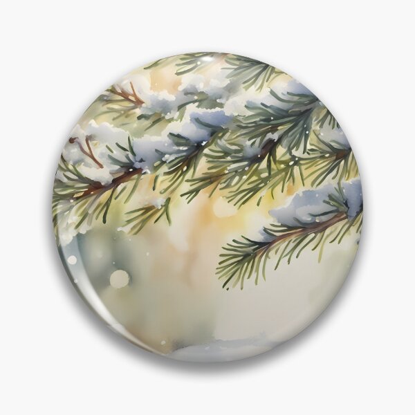 Item preview, Snowy Fir Branch designed and sold by CalmnessbyChoice.