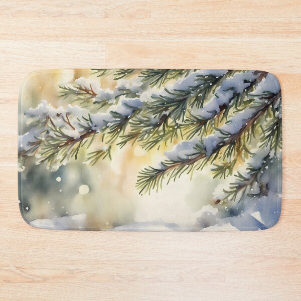Item preview, Snowy Fir Branch designed and sold by CalmnessbyChoice.