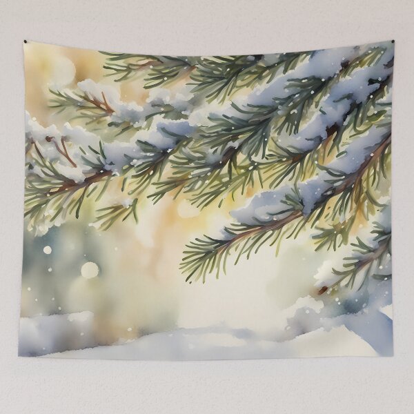 Item preview, Snowy Fir Branch designed and sold by CalmnessbyChoice.