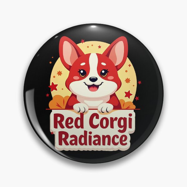 Item preview, Red Corgi – Red Corgi Radiance Vibrant Adorableness designed and sold by zoughlal.