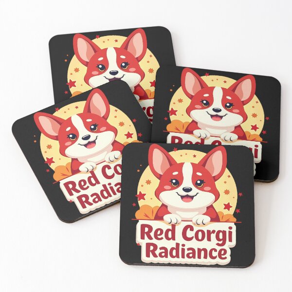 Item preview, Red Corgi – Red Corgi Radiance Vibrant Adorableness designed and sold by zoughlal.