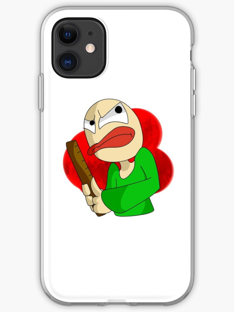 Baldi S Basics Baldi Iphone Case Cover By Delilahpines Redbubble - roblox baldis basics bendy