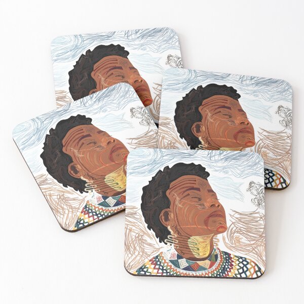 Item preview, "Radiant Elegance: Ebony Beauty in Bloom" designed and sold by Kaelian Kollective.