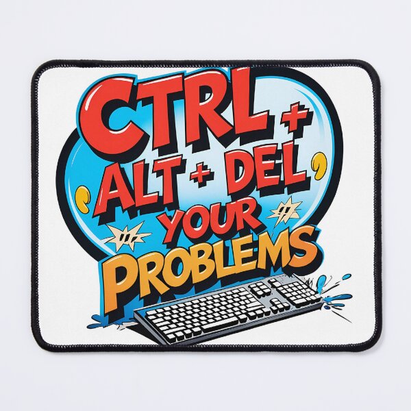 Item preview, Ctrl Alt Del Your Problems - Funny Geek designed and sold by KateVil.