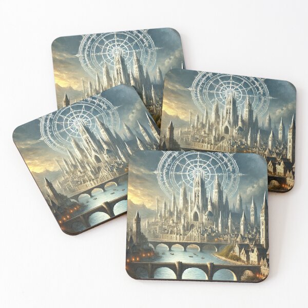 Item preview,  Celestial City of Fate: The Eternal Spires designed and sold by AbstractAnom.
