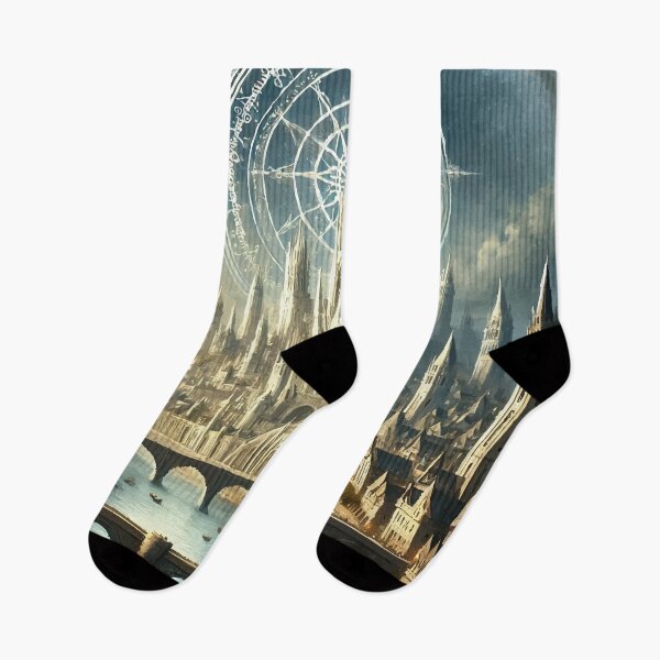 Item preview,  Celestial City of Fate: The Eternal Spires designed and sold by AbstractAnom.