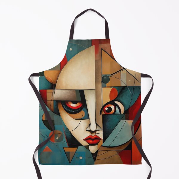 Item preview, Fragmented face, cubist vision designed and sold by Memetitation.