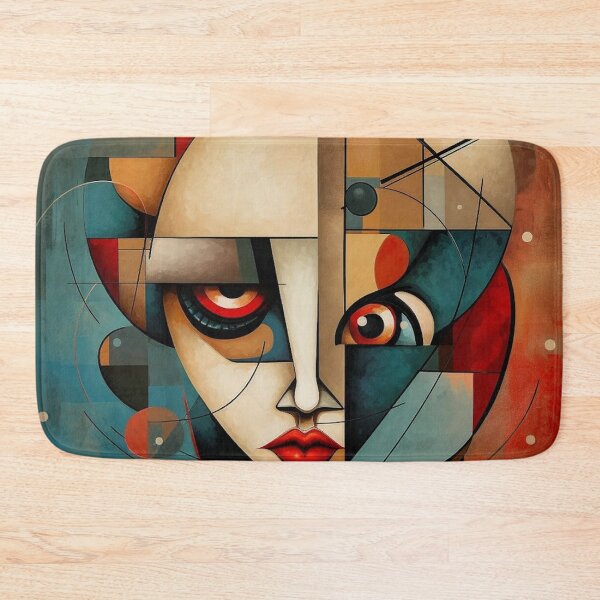 Item preview, Fragmented face, cubist vision designed and sold by Memetitation.