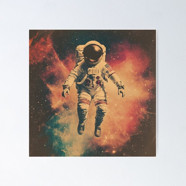 Item preview, Vintage Astronaut designed and sold by NicolasGlowArt.