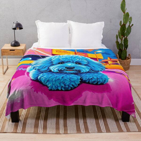 Item preview, Blue Poodle On Pink Cadillac designed and sold by Abeshinobi.