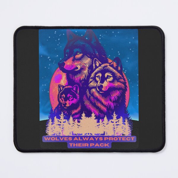 Item preview, Wolves Always Protect Their Pack! designed and sold by BrHrocknroll.