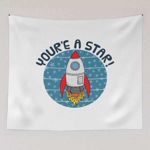 Item preview, You're A Star, Space Rocket School Kindergarten designed and sold by doodlerob.