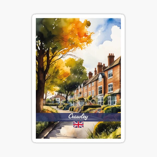 Item preview, Crawley UK Travel designed and sold by Thistle-TShop.
