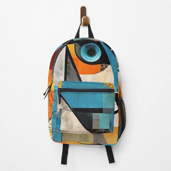 Item preview, Cubist cat with a two-tone, intrigued look designed and sold by Memetitation.
