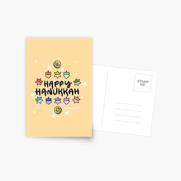 Item preview, Happy Hanukkah ( Rainbow Edition ) designed and sold by Doodle Gems.