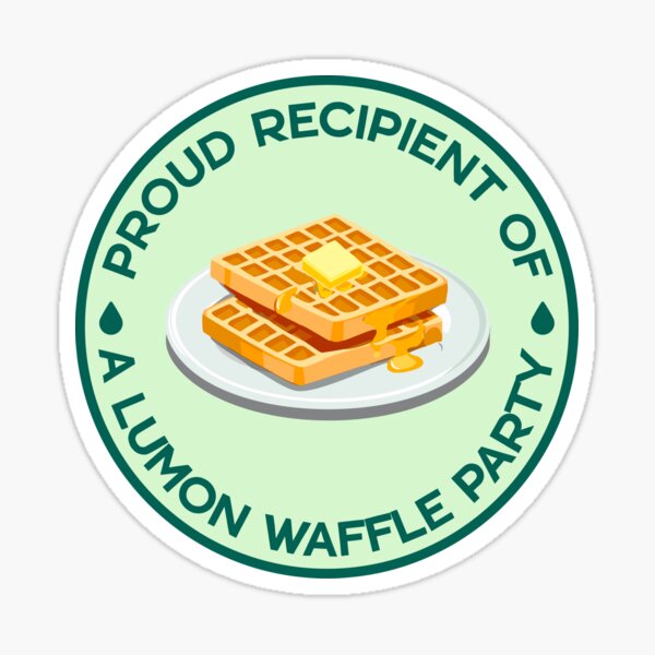 Item preview, Proud Recipient of Lumon Company Perk- Waffle Party designed and sold by Katie Delia Design.