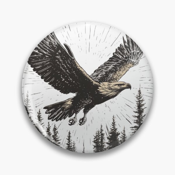 Item preview, Vintage Eagle designed and sold by NicolasGlowArt.