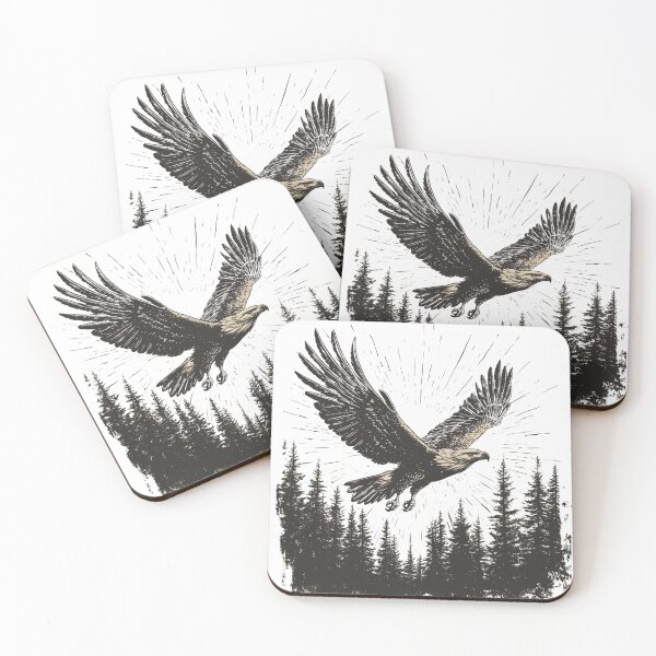 Item preview, Vintage Eagle designed and sold by NicolasGlowArt.