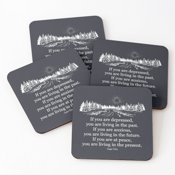 Item preview, Lao Tzu If You Are Depressed You Are Living In The Past  designed and sold by HowToCanadian.