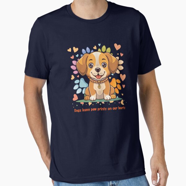 Item preview, Dogs leave paw prints on our hearts designed and sold by UmeNoHana.